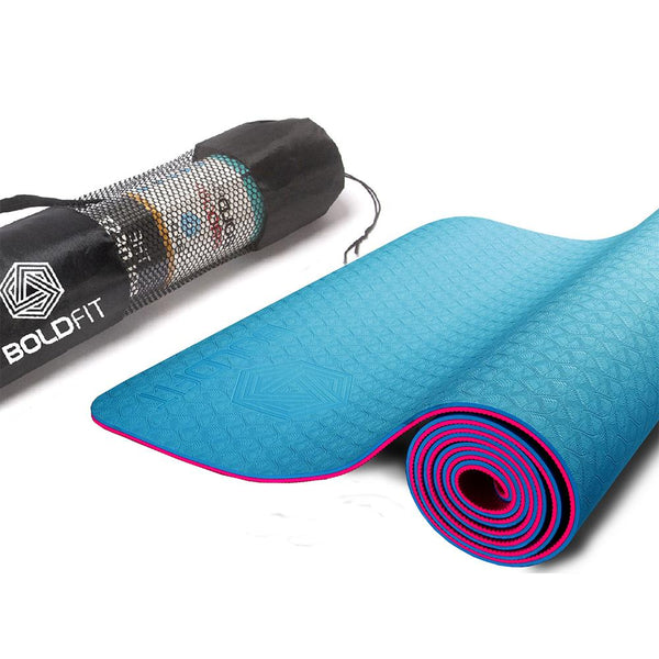 Pro-Grip Luxury TPE Yoga mat with Carrying Bag