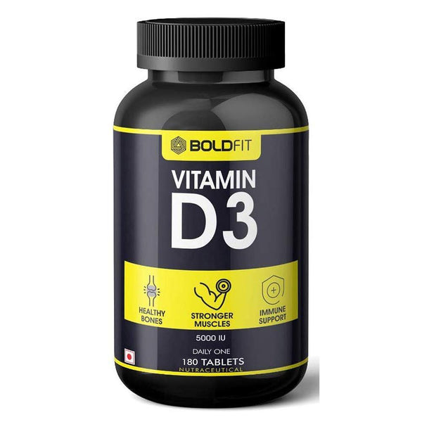 Vitamin D3 5000 IU Supplements for Bones, Muscles & Immunity