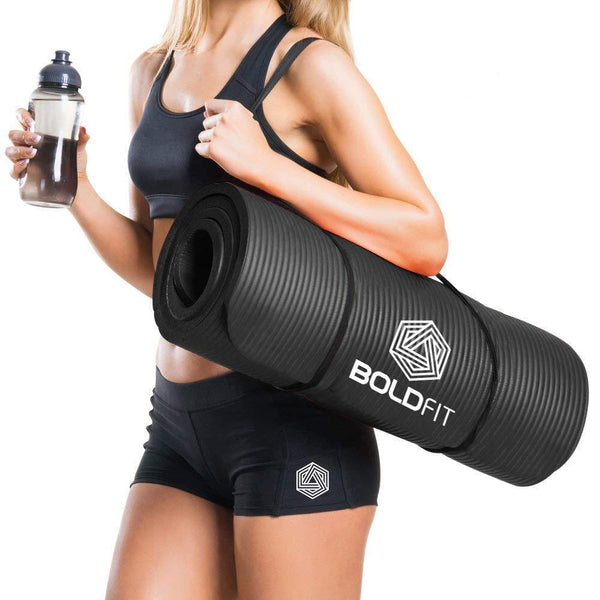 NBR Yoga mat for men and women with Carrying Strap