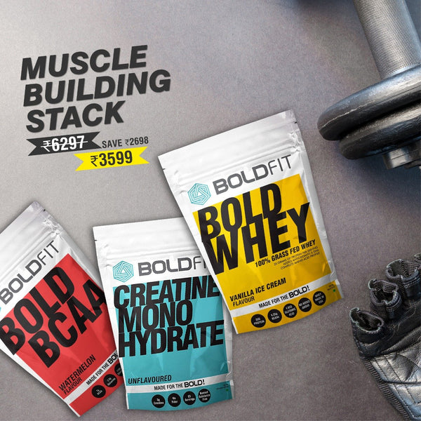 Muscle Building Combos (Whey + BCAA + Creatine)